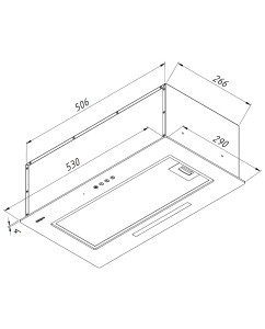 Купить Вытяжка встраиваемая AKPO WK-11 Mio glass 60 см белая  в E-mobi