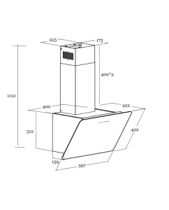 Купить Вытяжка настенная Schtoff Macau 60 белый  в E-mobi