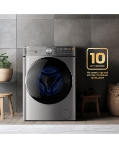 Купить Стиральная машина Hiberg i-DDQ8 - 10614 Ss серебристый  в E-mobi