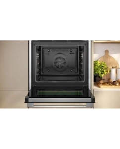 Купить Встраиваемый электрический духовой шкаф Neff B24CR71N0 черный  в E-mobi