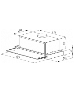 Купить Вытяжка встраиваемая Zigmund &amp; Shtain K 015.6 B черный  в E-mobi