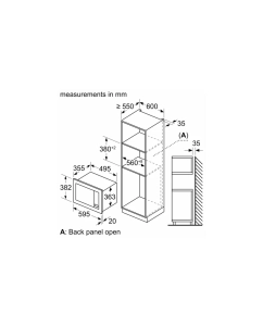 Купить Встраиваемая микроволновая печь Bosch BEL653MW3 белый  в E-mobi