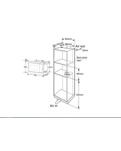 Купить Встраиваемая микроволновая печь Thomson BMO10-S2102 серебристый  в E-mobi