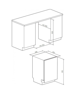 Купить Встраиваемая посудомоечная машина Graude VG 45.2 S  в E-mobi