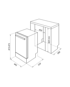 Купить Встраиваемая посудомоечная машина HOMSair DW47M  в E-mobi