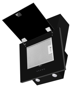 Купить Вытяжка настенная Weissgauff GAMMA 50 PB BL черный  в E-mobi