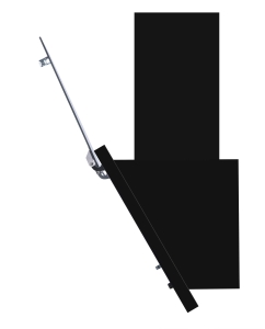 Купить Вытяжка настенная Weissgauff GAMMA 50 PB BL черный  в E-mobi