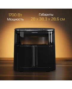 Купить Аэрогриль Hiberg MDC 600 B черный  в E-mobi