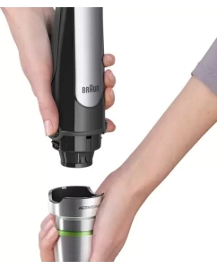 Купить Погружной блендер Braun HB701AI-MQ7075X Black/Grey  в E-mobi