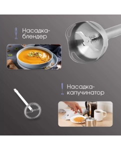 Купить Погружной блендер Zigmund &amp; Shtain BH-346 M серый, черный  в E-mobi