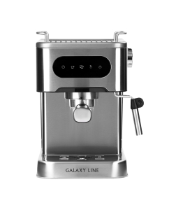 Купить Рожковая кофеварка GALAXY LINE GL0761 серебристый  в E-mobi