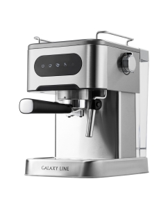 Купить Рожковая кофеварка GALAXY LINE GL0761 серебристый  в E-mobi