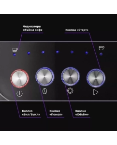 Купить Кофемашина автоматическая KitFort КТ-7107 черный  в E-mobi