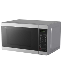 Купить Микроволновая печь с грилем Sharp R-6800RSL серебристый в E-mobi