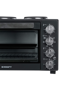 Купить Мини-печь KRAFT KFC-MOHP 380 HDGR серый, черный  в E-mobi