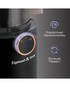 Купить Соковыжималка шнековая Zigmund &amp; Shtain ESJ-771 500 Вт черный  в E-mobi