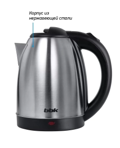 Купить Чайник электрический BBK EK1763S 1.7 л серебристый  в E-mobi