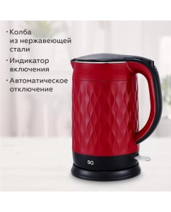 Купить Чайник электрический BQ KT1715P 1.7 л красный, черный  в E-mobi