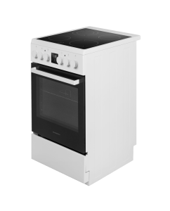 Купить Электрическая плита MAUNFELD MEC57CW08TD белый  в E-mobi