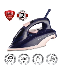 Купить Утюг Polaris PIR 3074 SG AA, синий/розовый в E-mobi