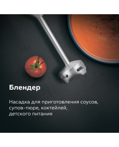 Купить Погружной блендер BQ HB522PS серебристый, черный  в E-mobi