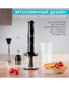 Купить Погружной блендер Scarlett SC-HB42F12 черный  в E-mobi