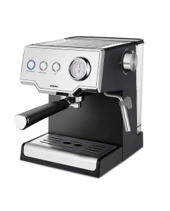 Купить Рожковая кофеварка Centek CT-1167 серебристая, черная  в E-mobi