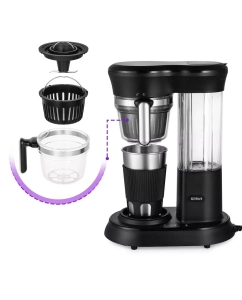 Купить Кофеварка капельного типа Kitfort КТ-7141 черная  в E-mobi