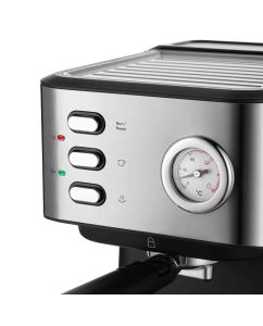 Купить Рожковая кофеварка Kitfort КТ-7293 черная, серебристая  в E-mobi