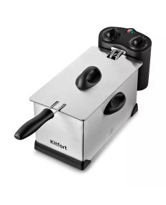Купить Фритюрница Kitfort КТ-4052 серебристый  в E-mobi