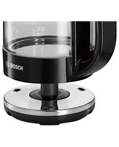 Купить Чайник электрический Bosch TWK70B03 1.7 л черный, прозрачный  в E-mobi