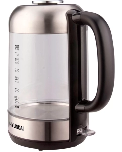 Купить Чайник электрический HYUNDAI HYK-G4034 1.8 л черный  в E-mobi