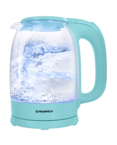 Купить Чайник электрический MAUNFELD MGK-613GR 1.7 л зеленый, прозрачный  в E-mobi
