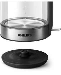 Купить Чайник электрический Philips HD9339/80 1.7 л прозрачный, черный  в E-mobi