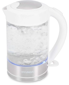 Купить Чайник электрический HYUNDAI HYK-G9990 1.5 л белый  в E-mobi