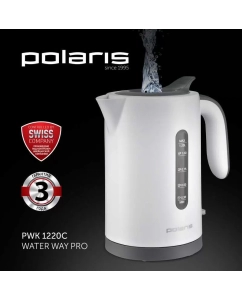 Купить Чайник электрический Polaris PWK 1220C 1.2 л белый  в E-mobi