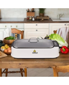 Купить Гриль Kitfort КТ-1685 белый  в E-mobi