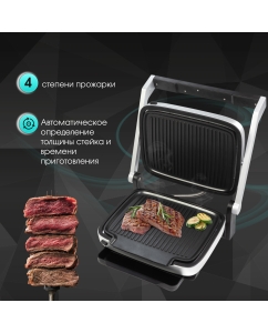 Купить Гриль Zigmund &amp; Shtain Grillmeister ZEG-930 серебристый  в E-mobi