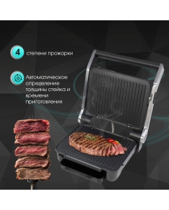 Купить Гриль Zigmund &amp; Shtain Grillmeister ZEG-929 серебристый  в E-mobi