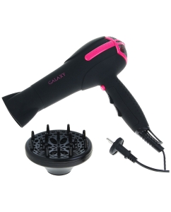 Купить Фен Galaxy GL4311 2 000 Вт черный, розовый  в E-mobi