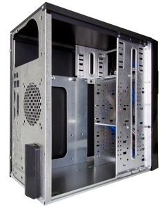 Купить Корпус компьютерный ExeGate (EX277436RUS) Black  в E-mobi