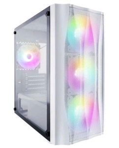 Купить Корпус компьютерный 1stPlayer FIREBASE X3-M (X3-M-WH-4F1-W) White  в E-mobi