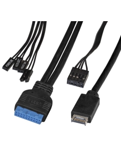 Купить Корпус компьютерный ExeGate (XP-332UC-XP400) Black  в E-mobi