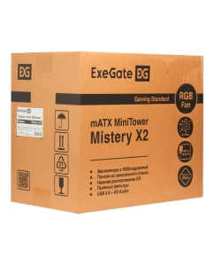 Купить Корпус компьютерный Exegate Mistery X2-NPX500 (EX294482RUS) черный  в E-mobi