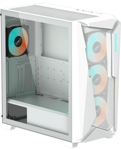 Купить Корпус компьютерный Gigabyte C301G (28300-GC301W-2CKR) белый  в E-mobi