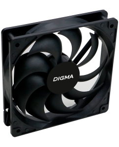 Купить Вентилятор Digma DFAN-120-9 3-pin, 4-pin, Molex24dB, 180gr, Ret  в E-mobi