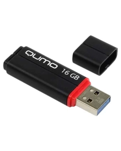 Купить Флешка QUMO Speedster 16ГБ Black (QM16GUD3-SP-black)  в E-mobi