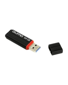 Купить Флешка QUMO Speedster 64ГБ Black (QM64GUD3-SP-black)  в E-mobi