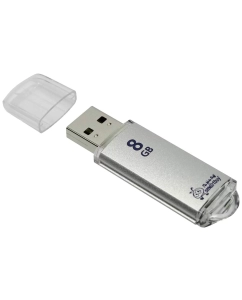 Купить Флешка SmartBuy V-Cut 8ГБ Silver (SB8GBVC-S)  в E-mobi
