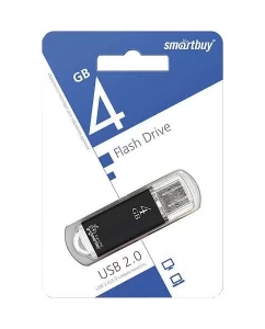 Купить Флешка SmartBuy V-Cut 4ГБ Black (SB4GBVC-K)  в E-mobi